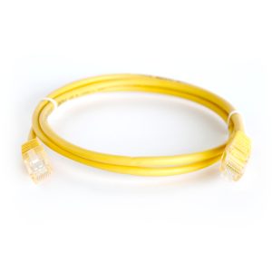 CAT5 Flylead Yellow- 1mtr