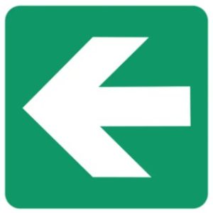 Green Arrow Signs